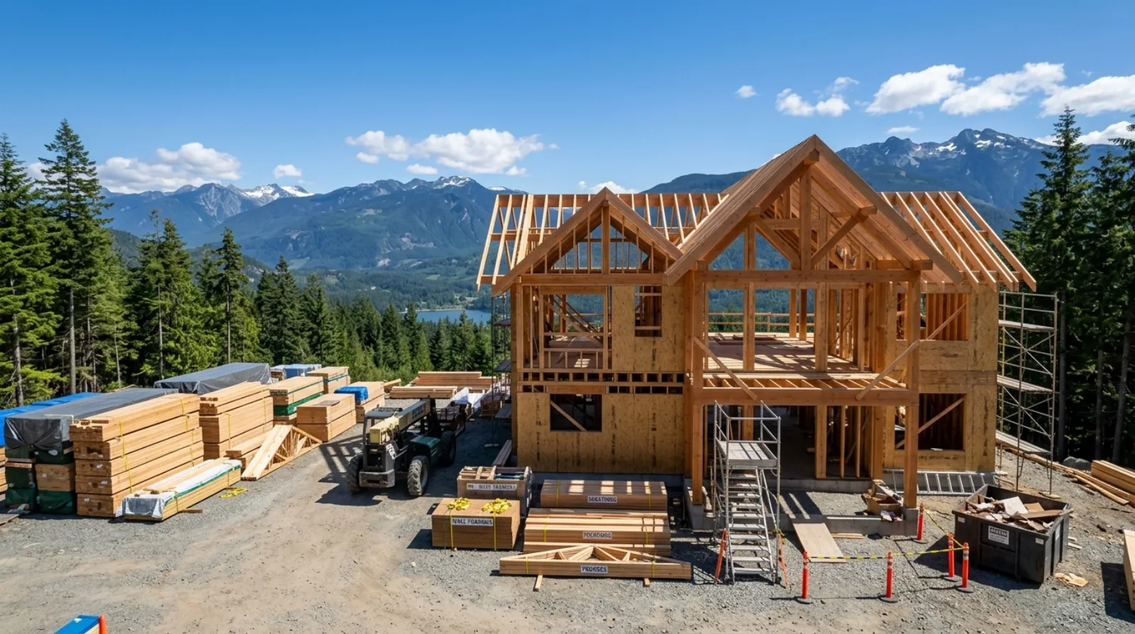 The Phases of a Custom Home Build in BC, In Order