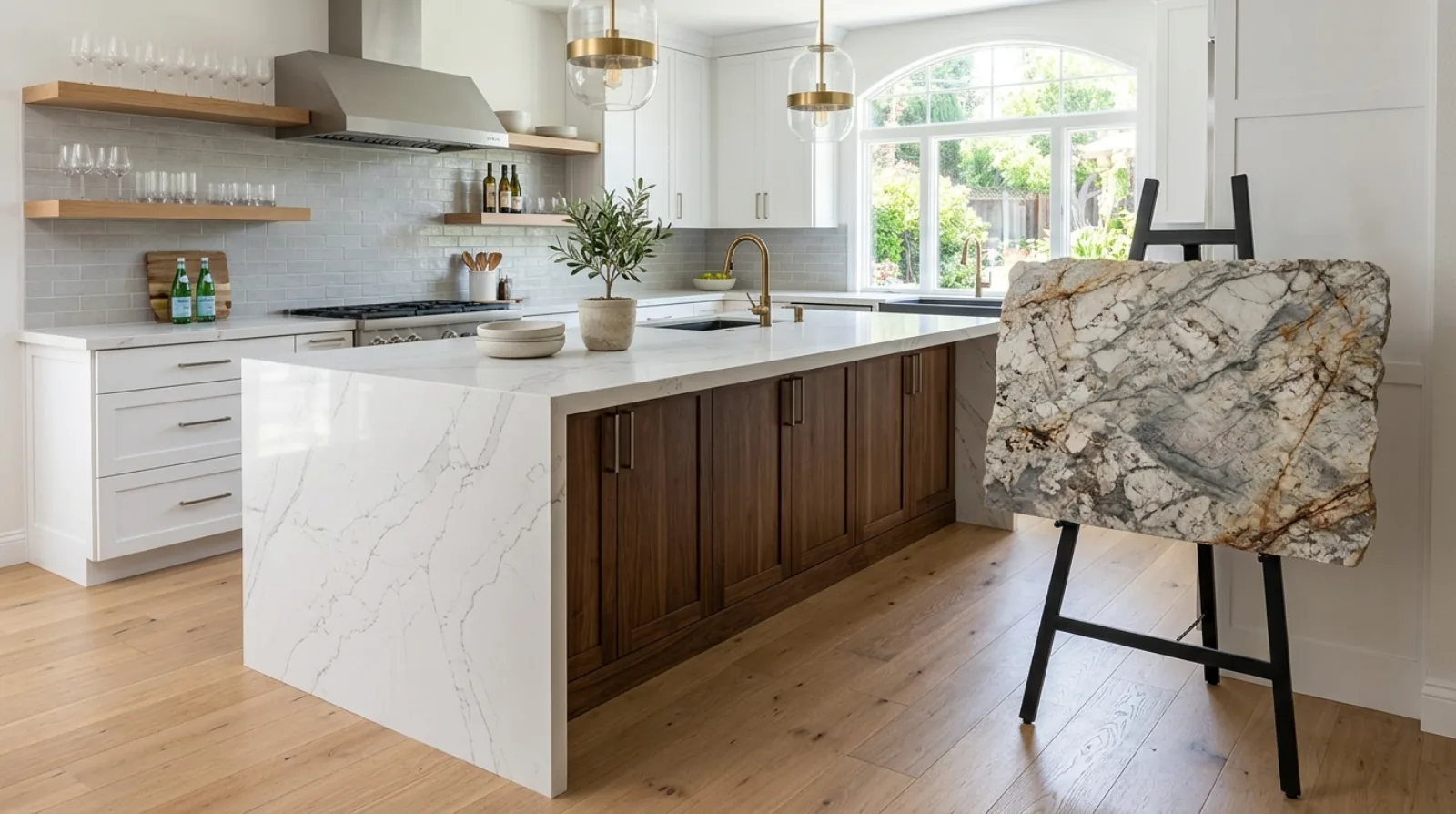 Quartz vs natural stone countertops in BC: maintenance, sealing, and how they wear