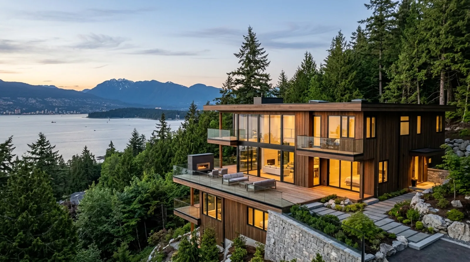 Building a custom home in West Vancouver: slopes, views and steep-slope permits