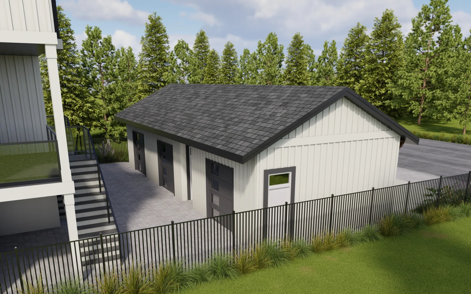 A private garage for every home — the small daily luxury of pulling in out of the Fraser Valley rain, yours alone.